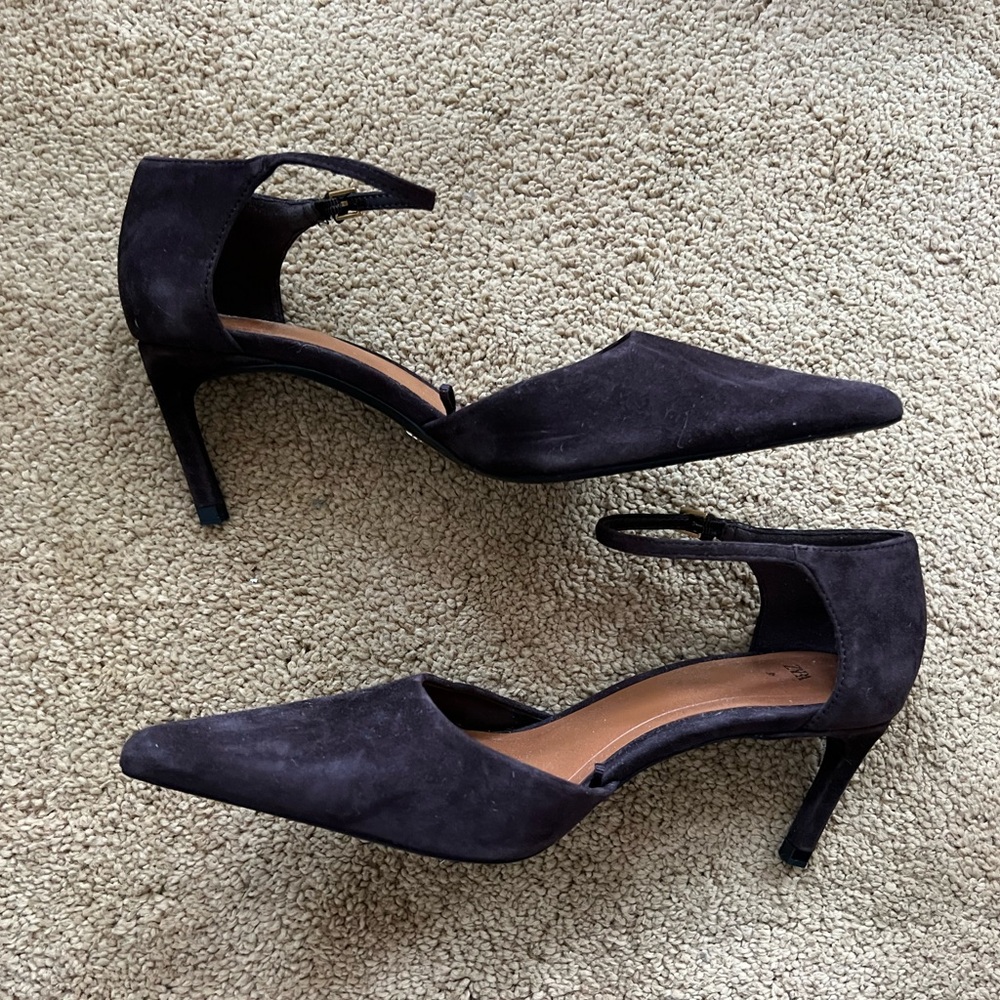 Zara suede heel
